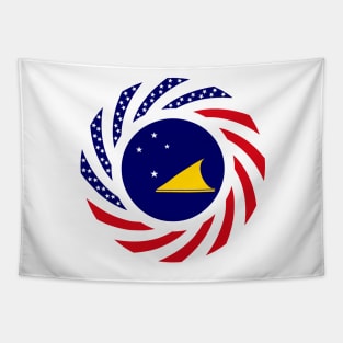 Tokelauan American Multinational Patriot Flag Series Tapestry