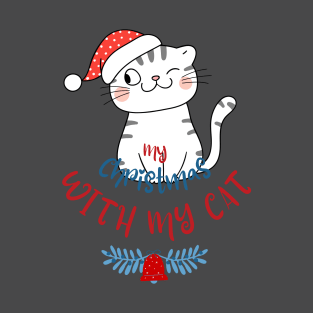 Christmas With My Cat Good enough T-Shirt