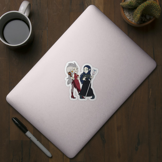 The Clawthorne Sisters - The Owl House - Sticker