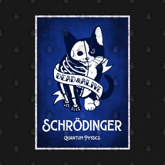 Erwin Schrödinger CatErwin Schrödinger Cat Dead and Alive by labstud