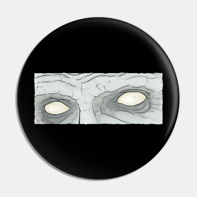 Dead Eye Stare Pin by dave-charlton@hotmail.com