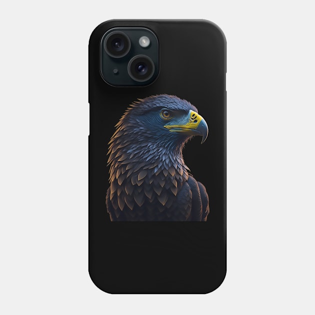 Eagle Portrait Phone Case by likbatonboot