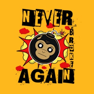 Never Broke Again Monkey Nba Youngboy T-Shirt