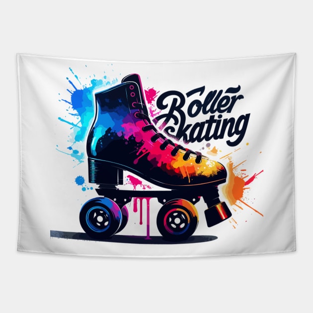 Roller Skates Tapestry by Vehicles-Art