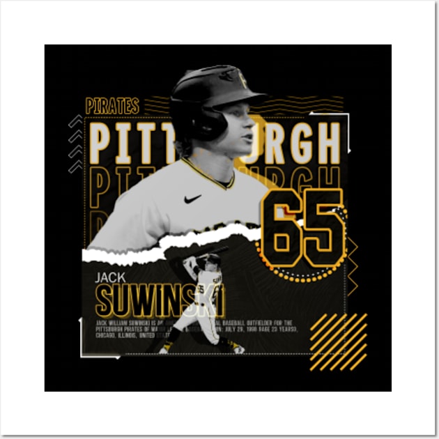 Jack Suwinski Baseball Paper Poster Pirates - Jack Suwinski - Long Sleeve T- Shirt