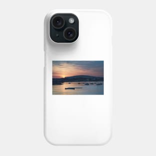 Sunset over Swanage and Purbeck Hills Phone Case