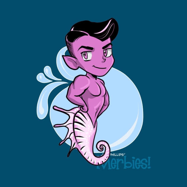 Lavender Seahorse Merbie by JoeBoy101