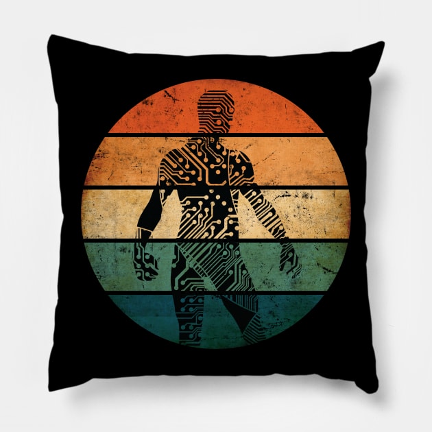 Deep Machine Cognitive Computing - Artificial Intelligence Pillow by Graphic Duster