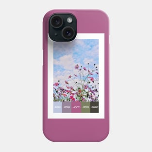 Wildflower Power Color Palette [Rectangles] Phone Case