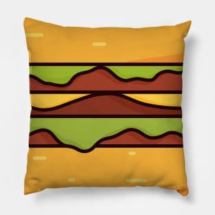 Triple Burger Pillow