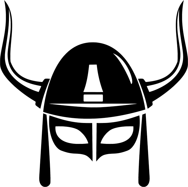 Viking War Helmet, Minimalist Medieval Warrior design Kids T-Shirt by DesignsbyZazz