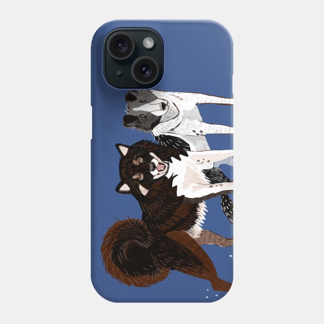 Karafuto Ken  Sakhalin husky #2 Phone Case by belettelepink