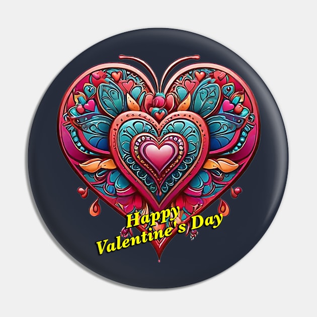 Happy Valentine's Day Pin by likbatonboot