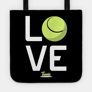 Love Tennis Player Tennis Coach Cool Tennis Themed Tote