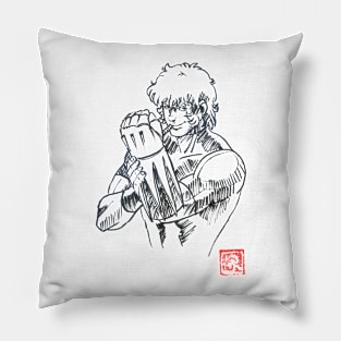 cobra with grendizer fist Pillow