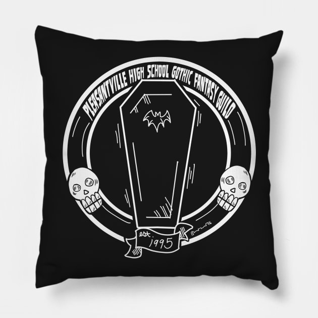 Gothic Fantasy Guild Pillow by DixxieMae