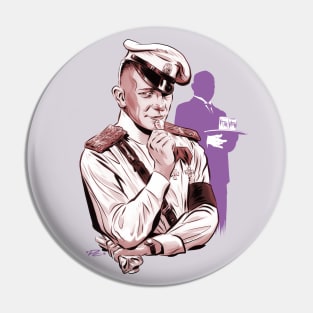 Erich Von Stroheim - An illustration by Paul Cemmick Pin