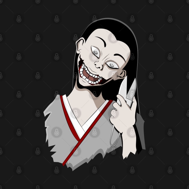 Kuchisake-onna by TheArtArmature