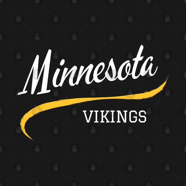 Vikings Retro by CityTeeDesigns