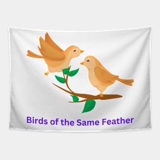 Birds of the Same Feather Tapestry