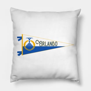 Orlando Flag Pennant Pillow