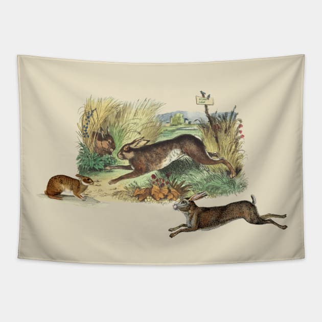 VEGAN LAND Tapestry by Biophilia