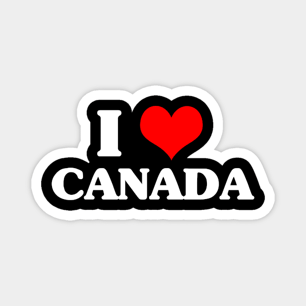 I Love Canada Anime Meme Gift Magnet by Alex21