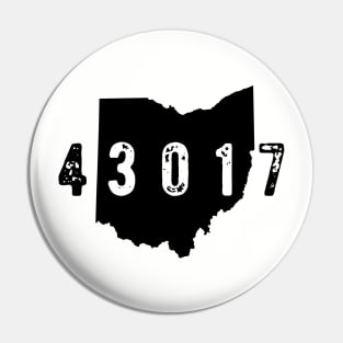 43017 zip code Dublin Ohio Pin