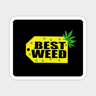 BEST WEED Magnet