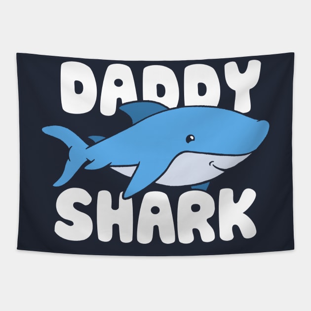 Cute Daddy Shark Tapestry by Boots