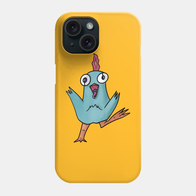 Dancing Chicken Funky Art Phone Case by AtypicalFunk