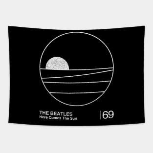 Here Comes The Sun / Minimalist Graphic Fan Artwork Design Tapestry