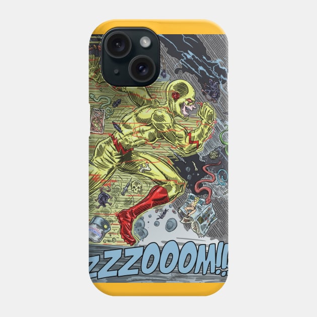 Reverse Flash Phone Case by Rudeman