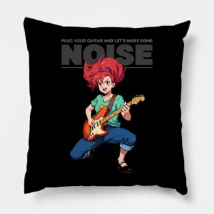 plug your guitar and lets make some noise Pillow