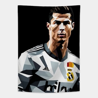Cristiano Ronaldo CR7 Pixel Artwork Edition Gift Tapestry