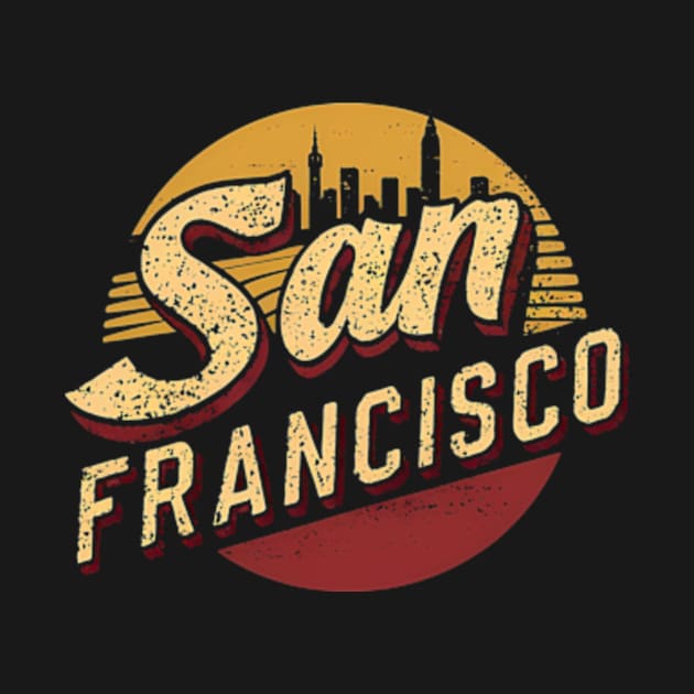 Vintage San Francisco City by ravensart