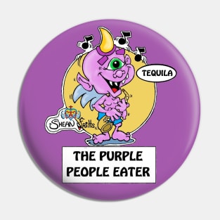 Fritts Cartoons Purple People Eater Pin