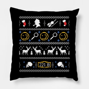 Sherlock Ugly Christmas Pillow