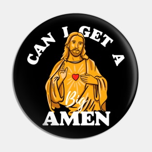 Jesus Bible Christian Amen Hallelujah - Biblical Pin