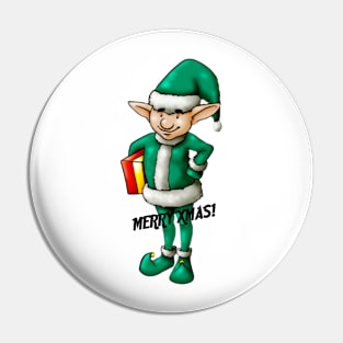 Christmas Elf Apparel Pin