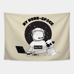 My Work Space Tapestry