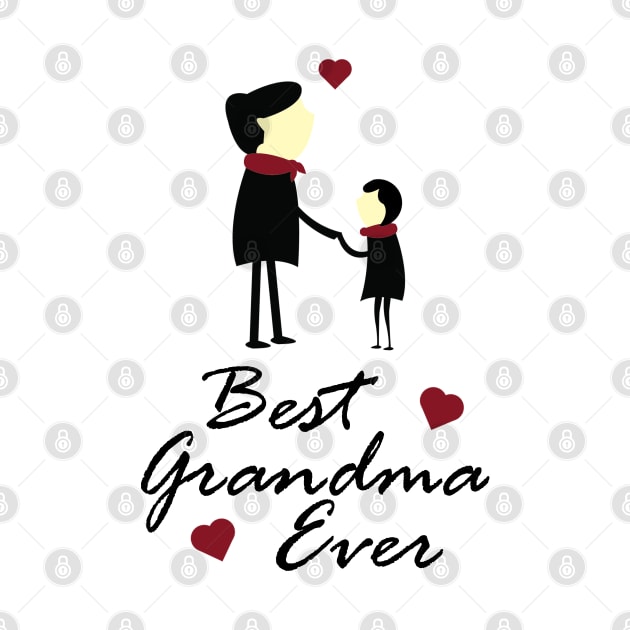 Best Grandma Ever - Mother's Day or Birthday Gift by AS Shirts