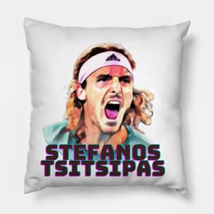 stefanos tsitsipas Pillow