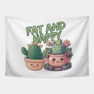 Gardening - Fat and happy Tapestry