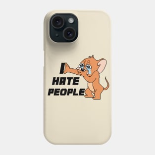 I HATE PEOPLE MOUSE - pixelart Phone Case