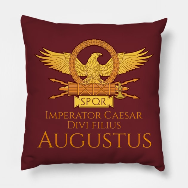 Caesar Augustus Pillow by Styr Designs
