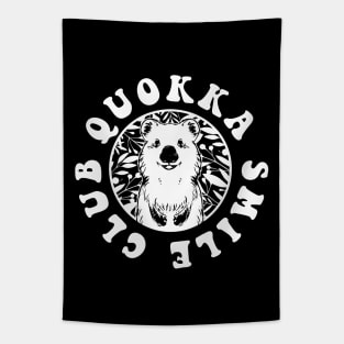 Quokka Smile Clube white Tapestry