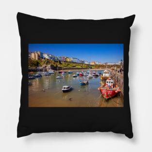 Tenby Harbour, Pembrokeshire Pillow