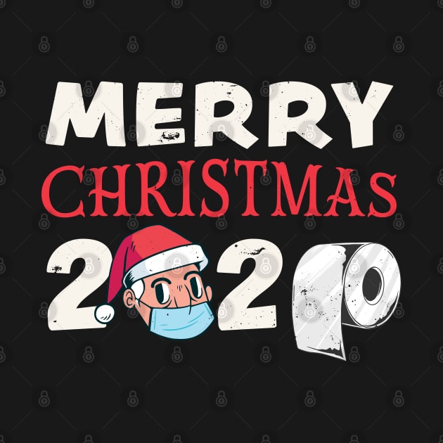 Face Mask Santa - Merry Christmas 2020 by qwertydesigns