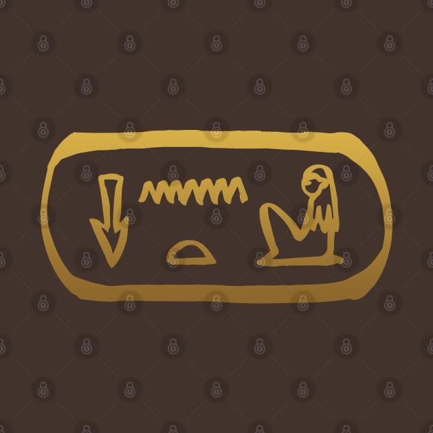 Sister in Ancient Egyptian Hieroglyphics. by hybridgothica